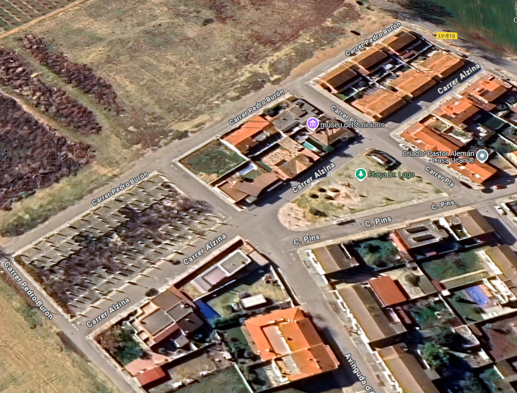 Vista aèria de Gimenells